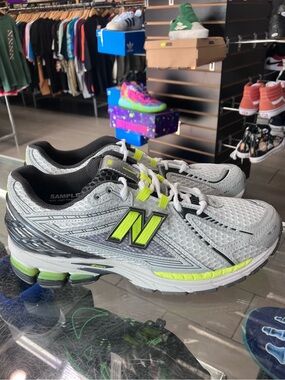 New Balance 1906R Light Silver Metallic Alkaline Green Size 8.5